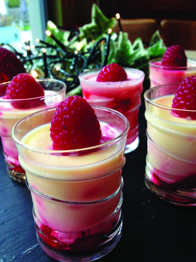 Lemon & Raspberry Posset Canapé Recipe