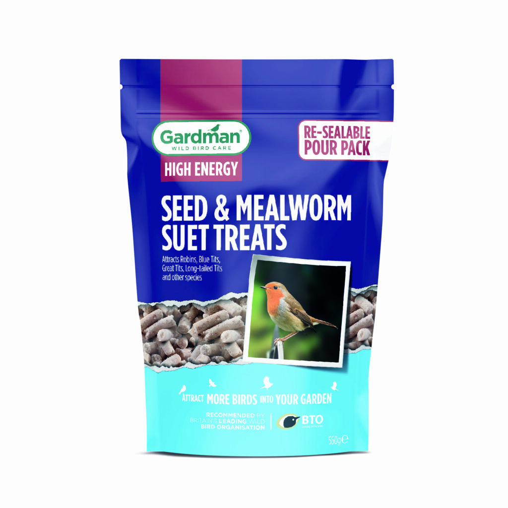 Gardman Seed & Mealworm Suet Treats 550g 5024160622952 2