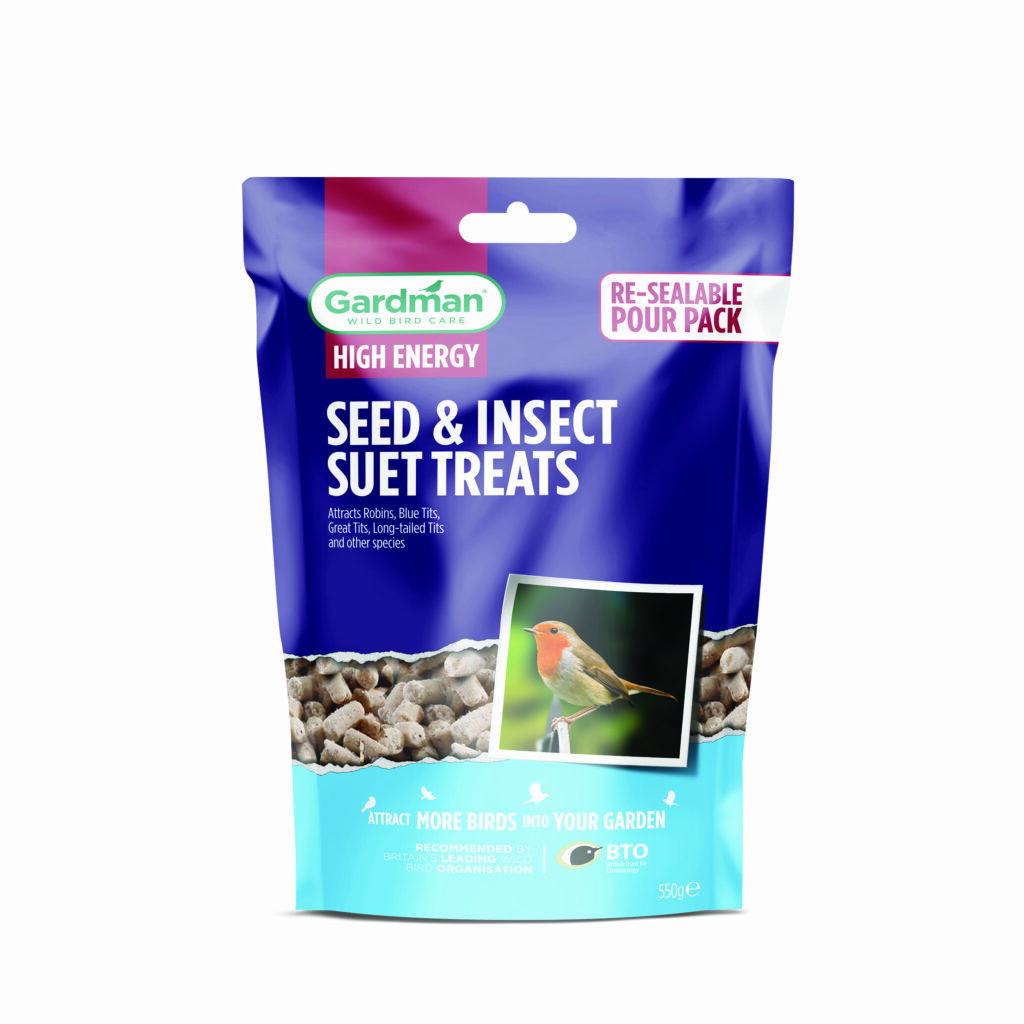 Gardman Seed & Mealworm Suet Treats 550g 5024160622952 2