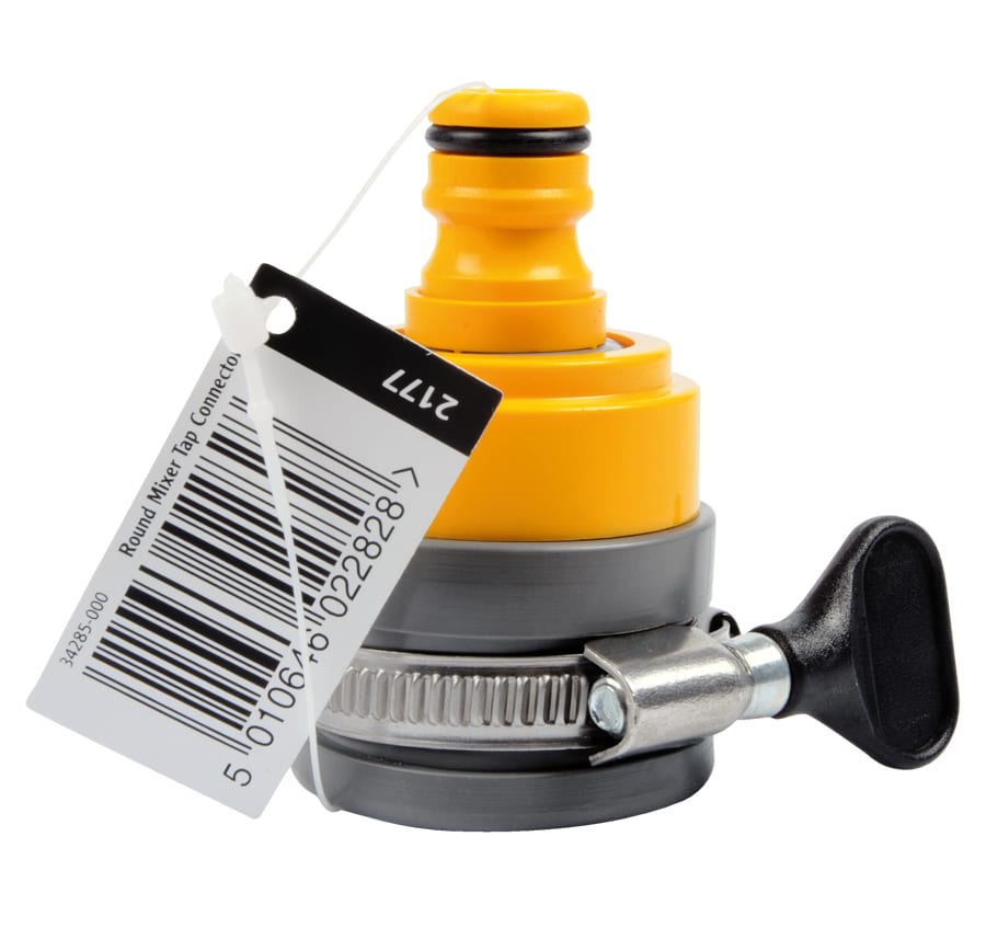 Hozelock Round Mixer Tap Connector (Carded) 5010646005074