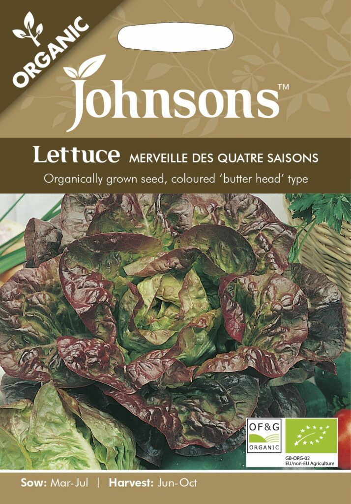 Organic Lettuce Merveille Des Quatre Saisons 5010931101122